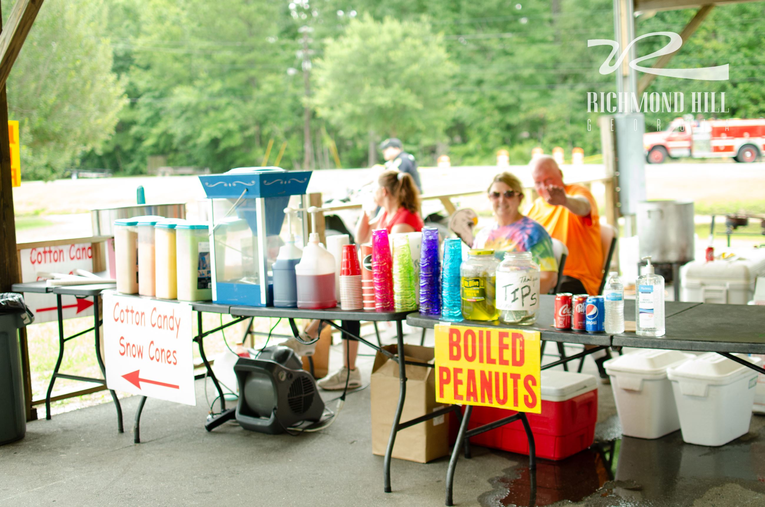 vendor stand at 2019 Independence Day Celebration