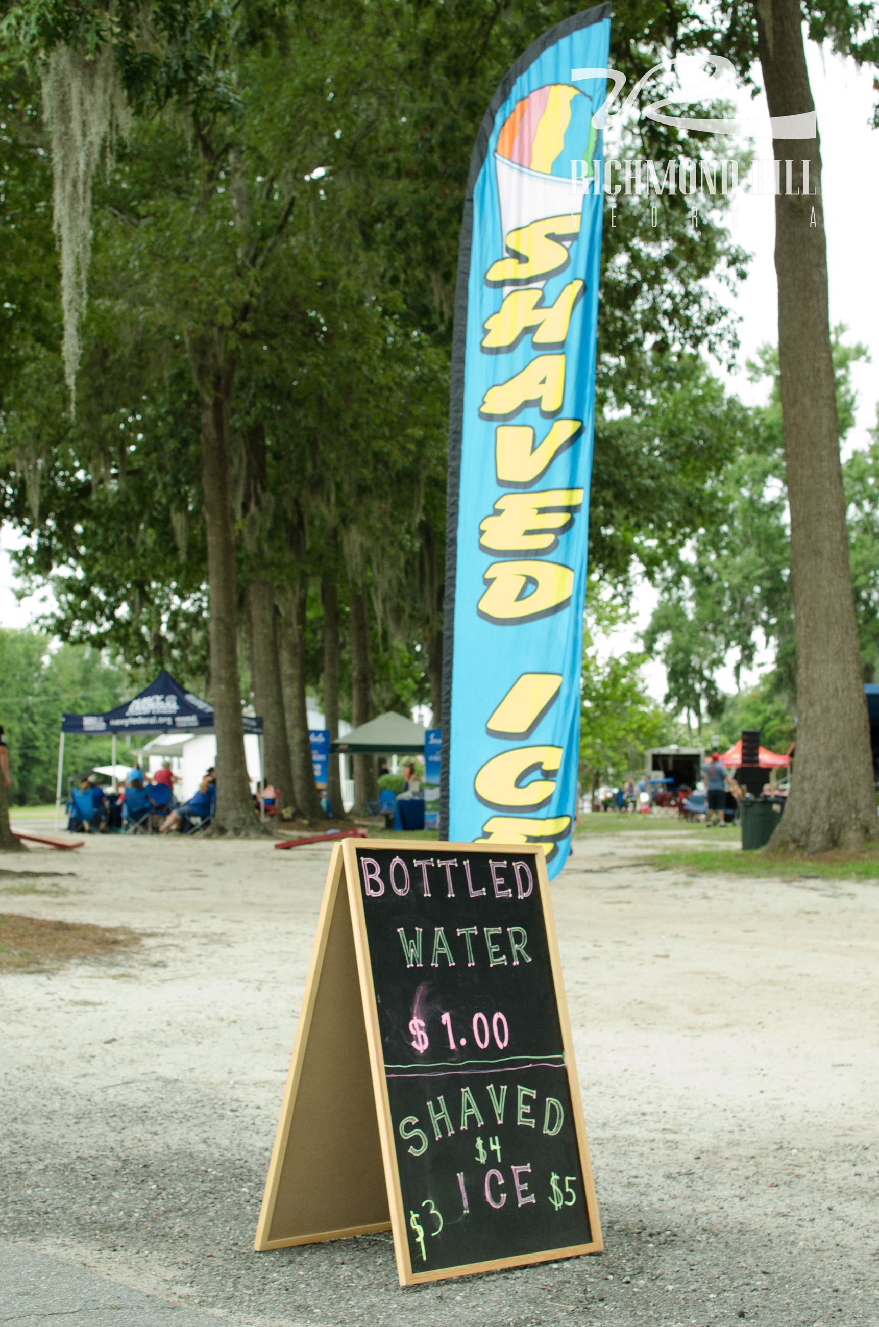vendor sign in J F Gregory Park